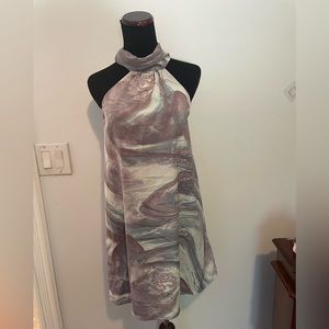 A New Day marble print mod dress